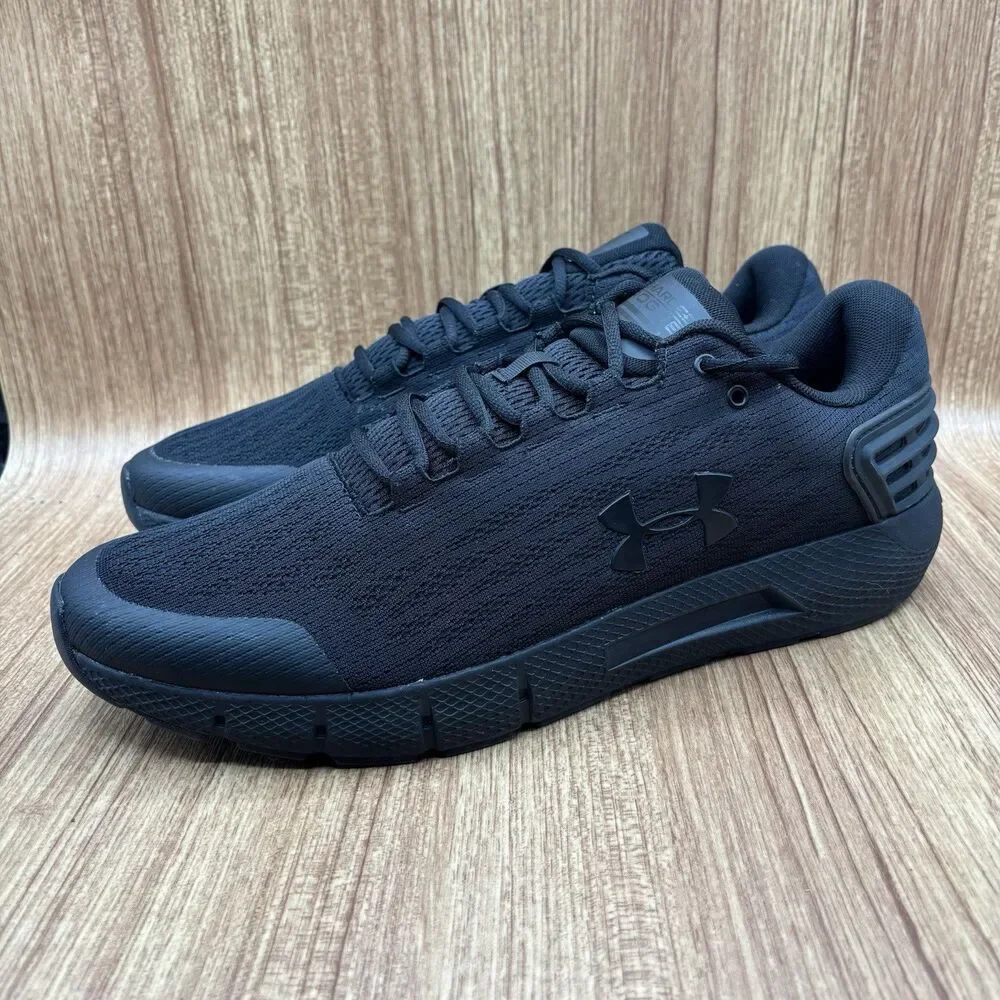 Under Armour Charged Rogue‎ 3021225-001 Black Running Sneakers Men's Size 14 NEW